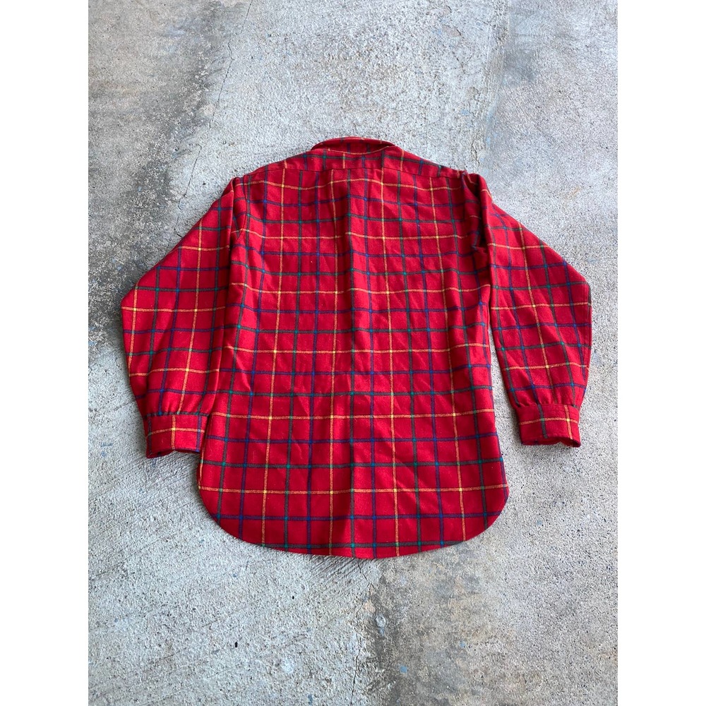 Vintage 80’s Pendleton Wool Elbow Patch Flannel - image 5